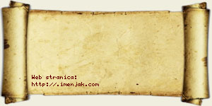 Jana Trifunović vizit kartica